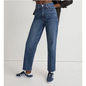Madewell Women's The Perfect Vintage Straight Jean Size 28 New Mayfield Wash